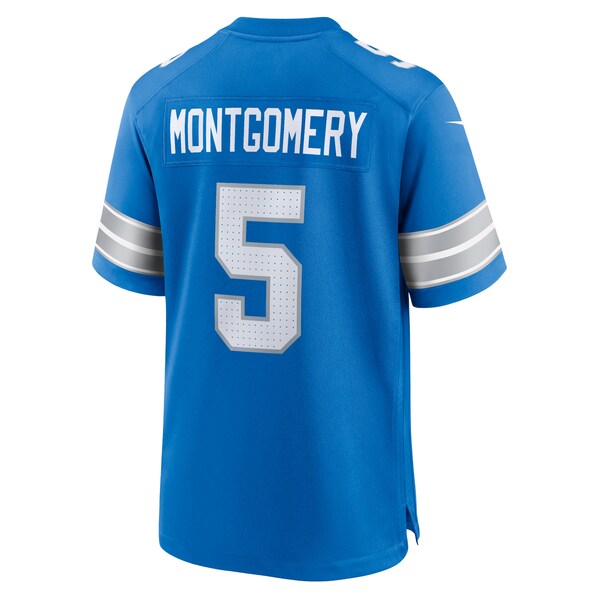 David Montgomery Detroit Lions Nike Game Jersey - Blue - Image 3