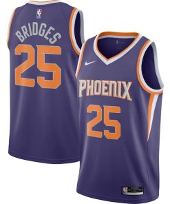 Mikal Bridges Phoenix Suns Nike 2020/21 Swingman Player Jersey - Icon Edition - Purple