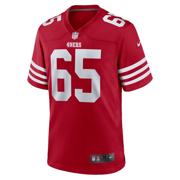 Aaron Banks San Francisco 49ers Nike Game Jersey - Scarlet - Image 3