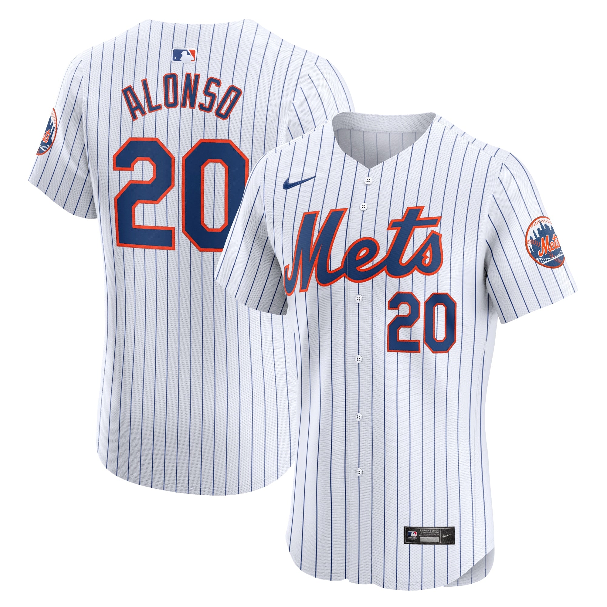Pete Alonso New York Mets Nike 2nd Alternate Elite Player Jersey - Royal/White - Image 6