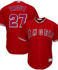 Mike Trout Los Angeles Angels Big & Tall Replica Player Jersey - Red