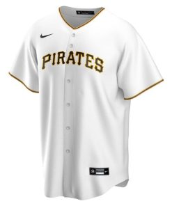 Alternative view of Ke'Bryan Hayes Pittsburgh Pirates Nike Home Replica Jersey - White