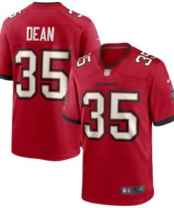 Alternative view of Jamel Dean Tampa Bay Buccaneers Nike Game Jersey - Red/Orange