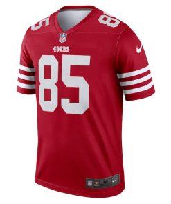 Alternative view of George Kittle San Francisco 49ers Nike Legend Jersey - Scarlet