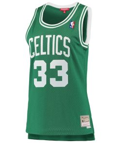 Alternative view of Larry Bird Boston Celtics Women's 1985-86 Hardwood Classics Swingman Jersey - Kelly Green