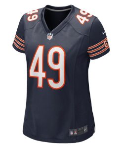 Alternative view of Tremaine Edmunds Chicago Bears Nike Women's Game Player Jersey - Navy