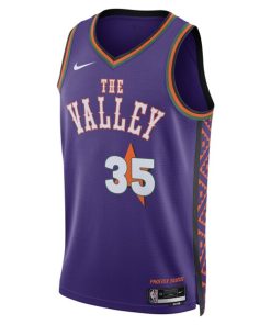 Alternative view of Kevin Durant Phoenix Suns Nike Unisex 2024/25 Swingman Player Jersey - City Edition - Purple