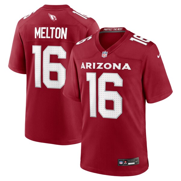 Max Melton Arizona Cardinals Nike Team Game Jersey - Cardinal - Image 6