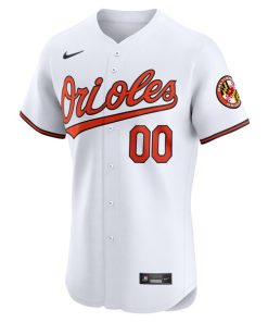 Alternative view of Baltimore Orioles Nike Home Elite Pick-A-Player Retired Roster Jersey - White