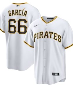 Jarl¨ªn Garc¨ªa Pittsburgh Pirates Nike Home  Replica Player Jersey - White