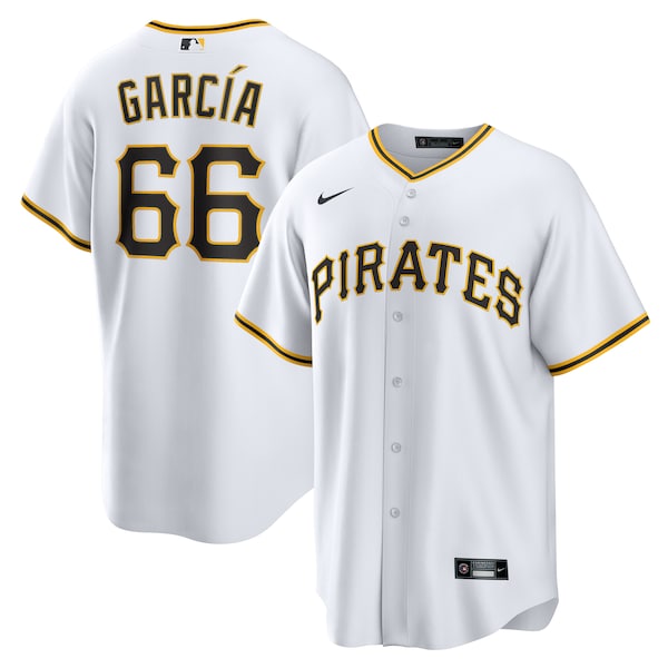Jarl¨ªn Garc¨ªa Pittsburgh Pirates Nike Home Replica Player Jersey - White
