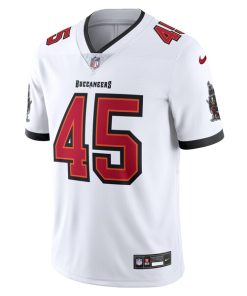 Alternative view of Devin White Tampa Bay Buccaneers Nike  Vapor Untouchable Limited Jersey - White
