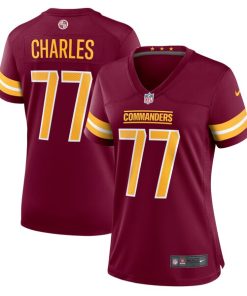 Saahdiq Charles Washington Commanders Nike Women's  Game Jersey -  Burgundy