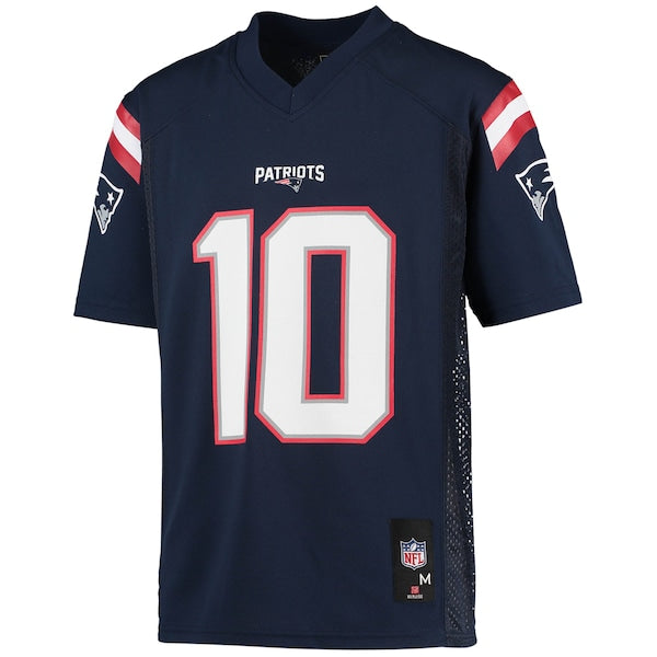 Mac Jones New England Patriots Youth Replica Player Jersey - Navy - Image 2