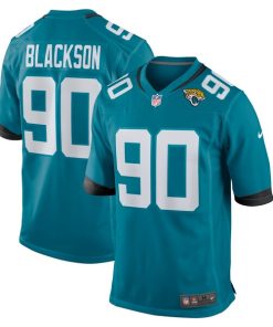 Angelo Blackson Jacksonville Jaguars Nike Team Game Jersey -  Teal