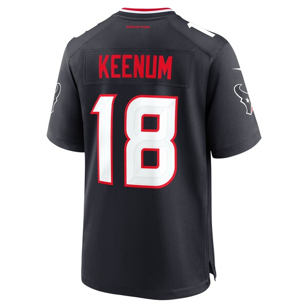 Case Keenum Houston Texans Nike Team Game Jersey - Navy - Image 3