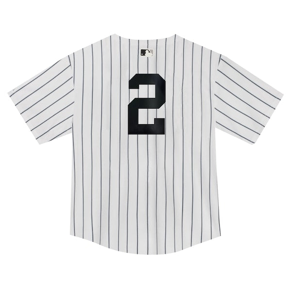 Derek Jeter New York Yankees Nike Toddler Game Jersey - White - Image 3