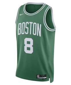 Alternative view of Kristaps Porzingis Boston Celtics Nike Unisex Swingman Jersey - Icon Edition - Kelly Green