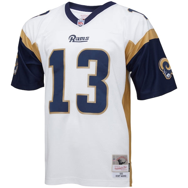 Kurt Warner Los Angeles Rams Big & Tall 2001 Retired Player Replica Jersey - White - Image 2