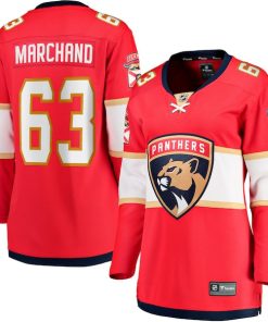 Brad Marchand Florida Panthers  Women's Home Breakaway Player Jersey - Red