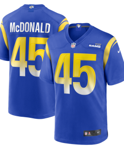 Camren McDonald Los Angeles Rams Nike  Game Jersey - Royal