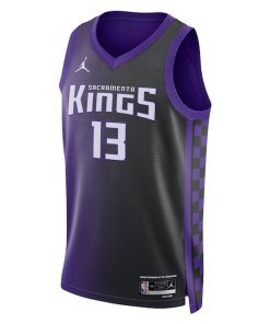 Alternative view of Keegan Murray Sacramento Kings Jordan Brand Unisex Swingman Jersey - Statement Edition - Purple