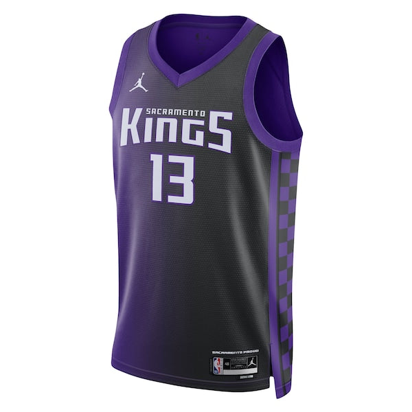 Keegan Murray Sacramento Kings Jordan Brand Unisex Swingman Jersey - Statement Edition - Purple - Image 2