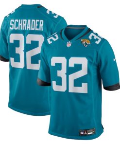 Cody Schrader Jacksonville Jaguars Nike Team Game Jersey -  Teal