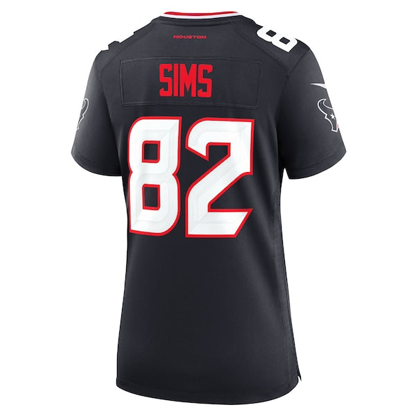 Steven Sims Houston Texans Nike Women's Team Game Jersey - Navy - Image 3