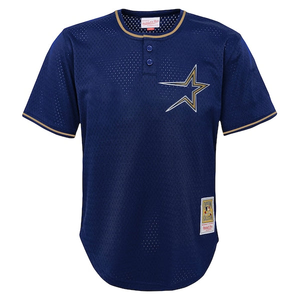 Craig Biggio Houston Astros Youth Cooperstown Collection?Mesh Batting Practice Jersey - Navy - Image 2