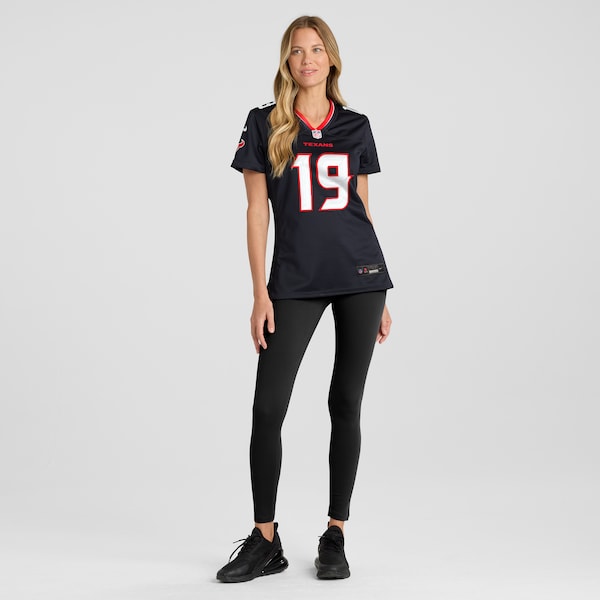Xavier Hutchinson Houston Texans Nike Women's Team Game Jersey - Navy - Image 7