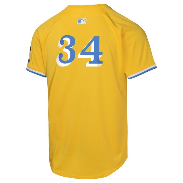 David Ortiz Boston Red Sox Nike Youth City Connect Limited Player Jersey - Gold - Image 3