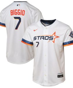 Craig Biggio Houston Astros Nike Youth 2025 City Connect Limited Player Jersey - White