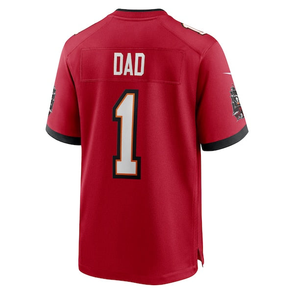 Number 1 Dad Tampa Bay Buccaneers Nike Game Jersey - Red - Image 3