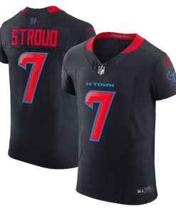 C.J. Stroud Houston Texans Nike Alternate 2  Vapor F.U.S.E. Elite Jersey - Navy/Red
