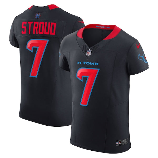 C.J. Stroud Houston Texans Nike Alternate 2 Vapor F.U.S.E. Elite Jersey - Navy/Red