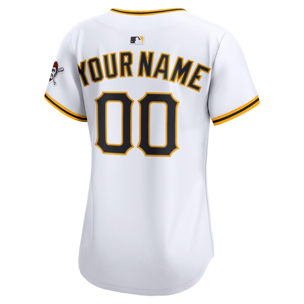 Pittsburgh Pirates Nike Women's Home Limited Custom Jersey - White - Image 3