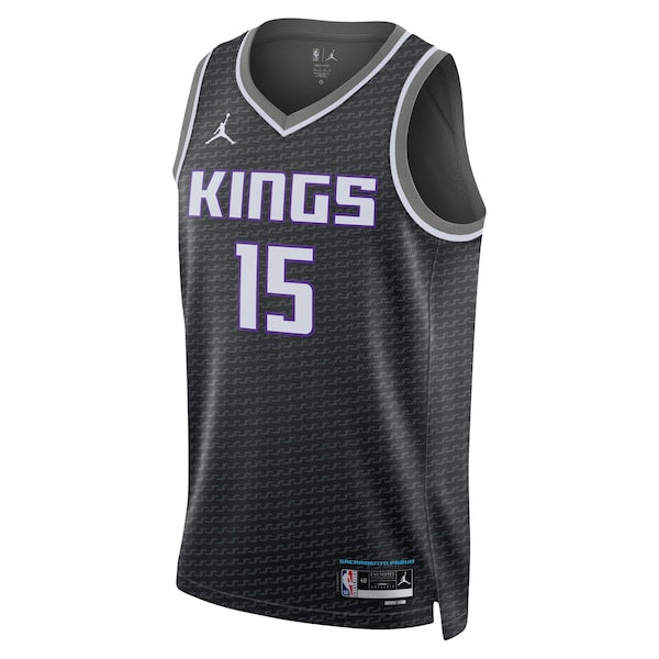 Davion Mitchell Sacramento Kings Jordan Brand Unisex Swingman Jersey - Statement Edition - Black - Image 2