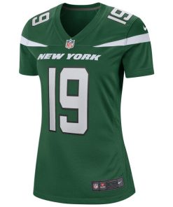 Alternative view of Keyshawn Johnson New York Jets Nike Women's Game Retired Player Jersey - Gotham Green