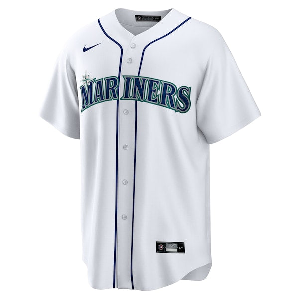 Men's Seattle Mariners Josh Naylor Nike White Home Replica Jersey - Image 2