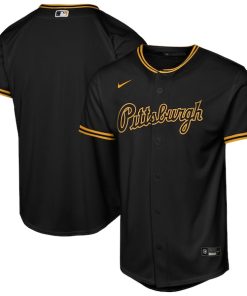 Pittsburgh Pirates Nike Youth Alternate 2 Replica Jersey - Black
