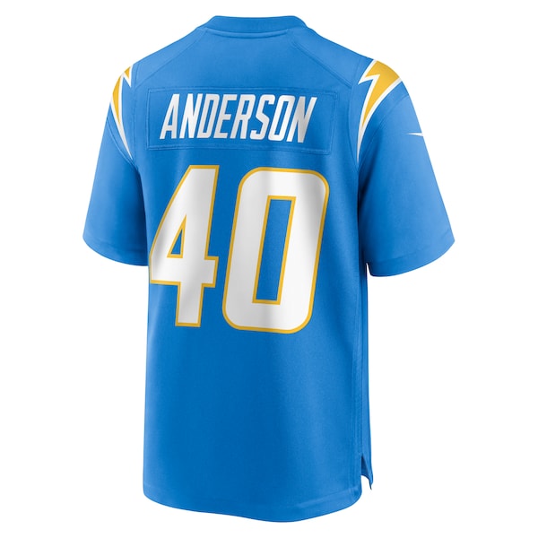 Stephen Anderson Los Angeles Chargers Nike Game Jersey - Powder Blue - Image 3