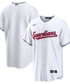 Cleveland Guardians Nike Replica Team Jersey - White