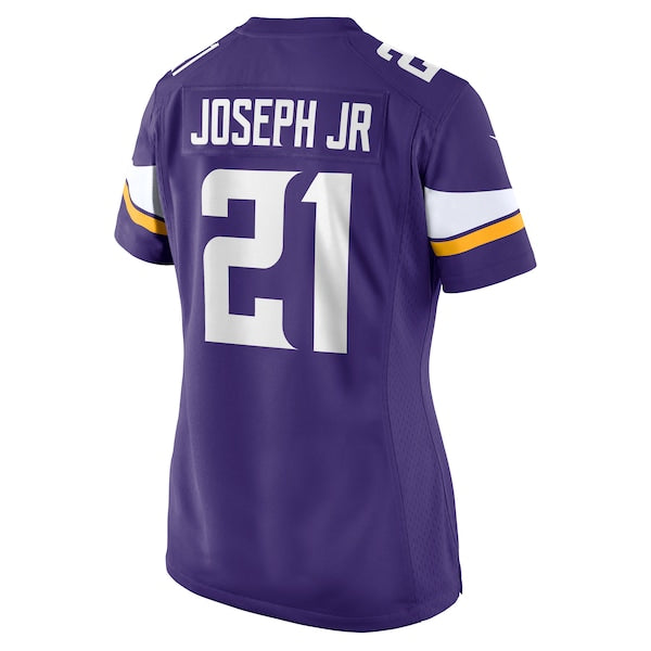 Kelvin Joseph Jr. Minnesota Vikings Nike Women's Team Game Jersey - Purple - Image 9