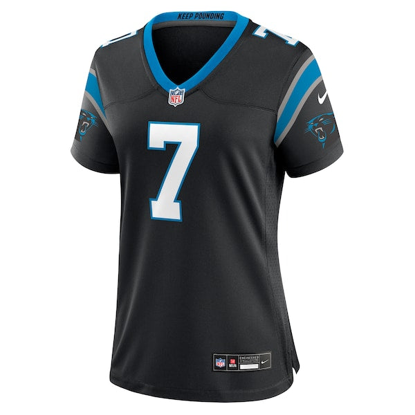 Trevon Moehrig Carolina Panthers Nike Women's Team Game Jersey - Black - Image 3