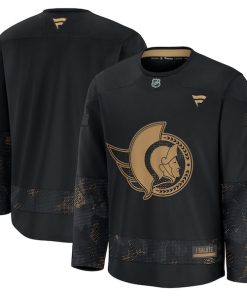 Ottawa Senators  2024 Military Appreciation Practice Jersey - Black