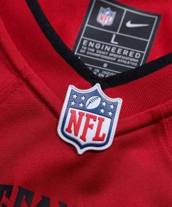Alternative view of Charlie Heck Tampa Bay Buccaneers Nike Team Game Jersey -  Red