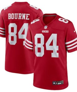 Kendrick Bourne San Francisco 49ers Nike Team Game Jersey -  Scarlet