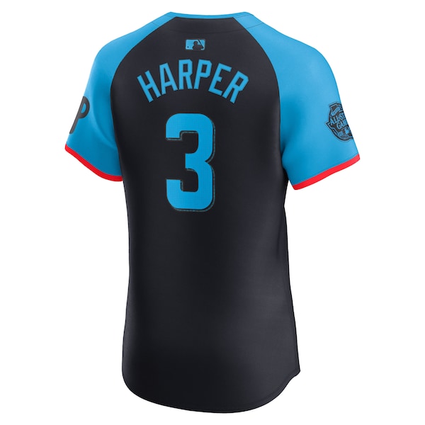 Bryce Harper National League Nike 2024 MLB All-Star Game Elite Player Jersey - Navy - Image 3