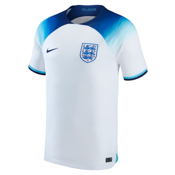 England National Team Nike 2022/23 Home Vapor Match Authentic Blank Jersey - White - Image 2